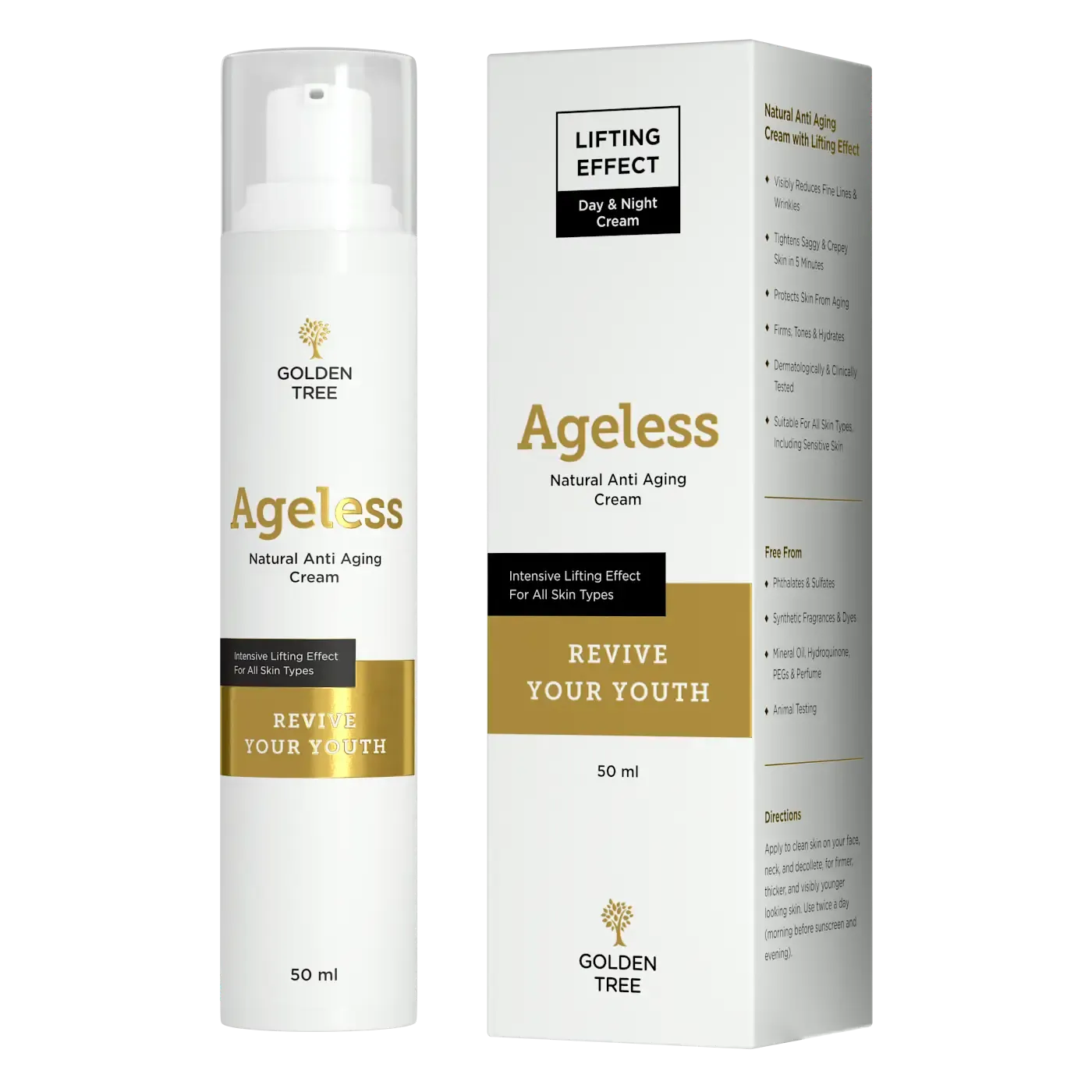 Golden Tree Ageless anti-aging gezichtscrème